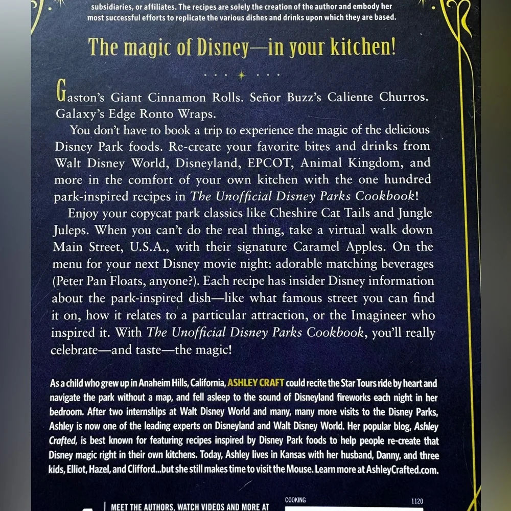 The Unofficial Disney Parks Cookbook